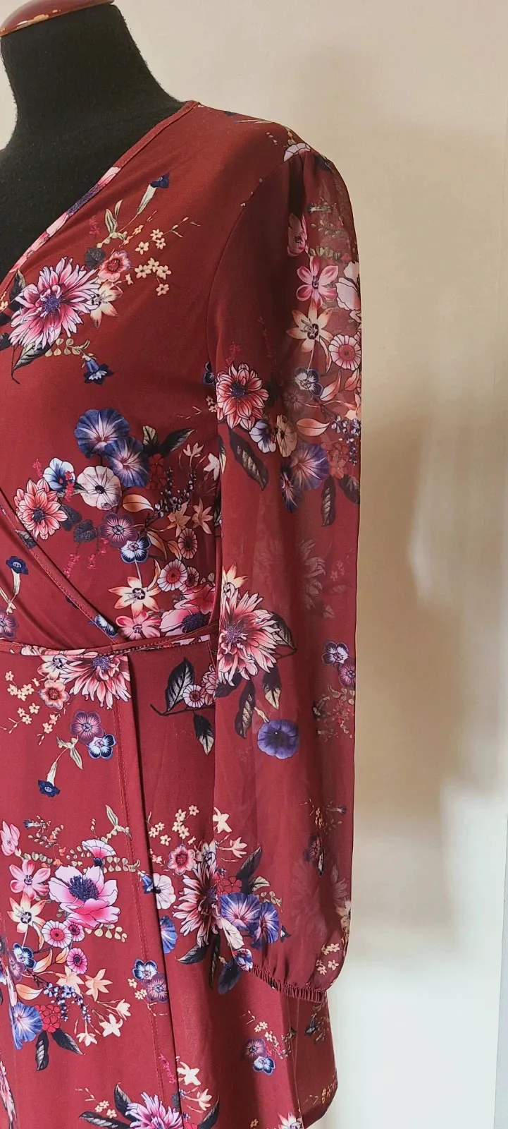 Vestido estilo cruzado corto talla 40 de fórmula joven – Fórmula Joven – taille L / 40 / 12 3