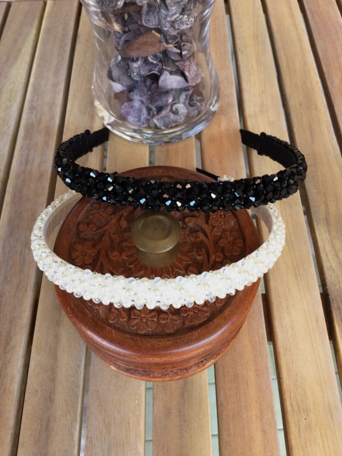Diademas negra/blanca🌺