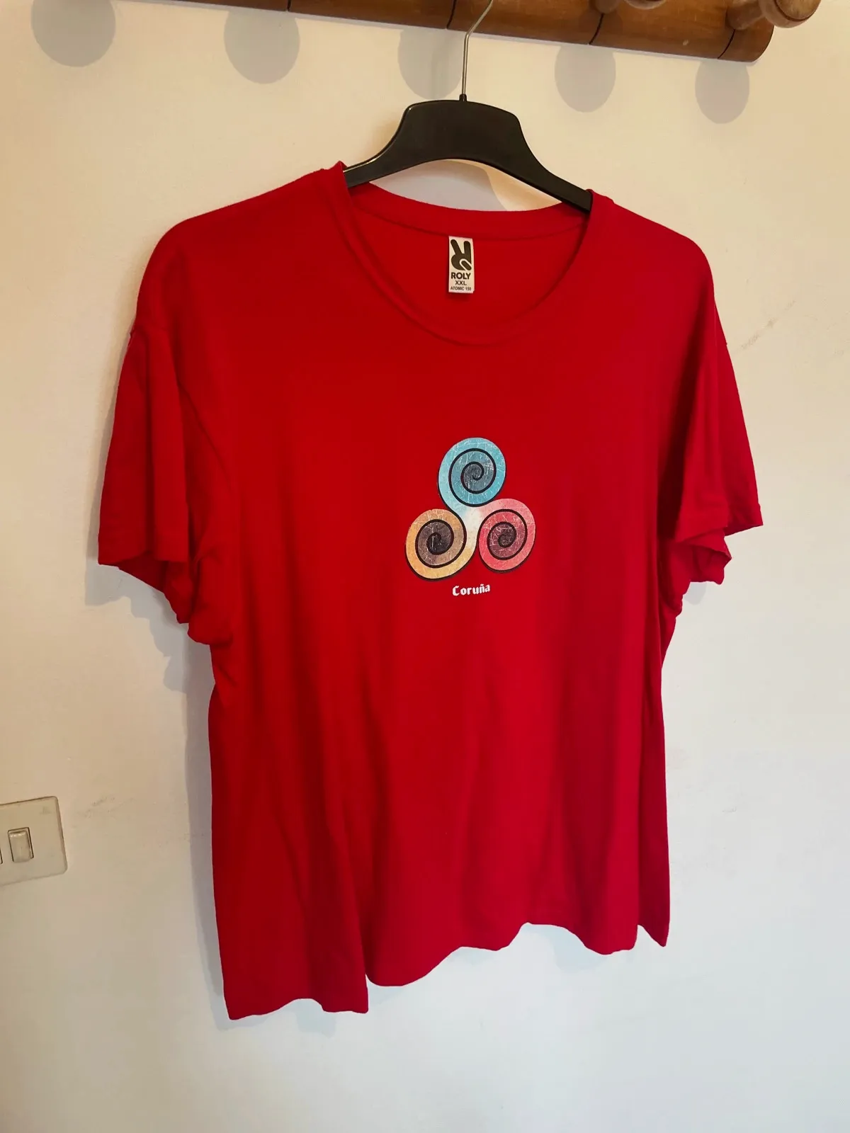 Camiseta roja Trisquel Celta "Coruña" - Talla XXL - Roly – Roly – taille XXL 4