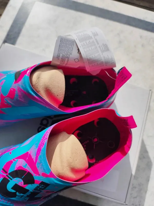 Chaussures de football Adidas Glitch bleu et rose – adidas – bleu, rose – taille 44,5 4