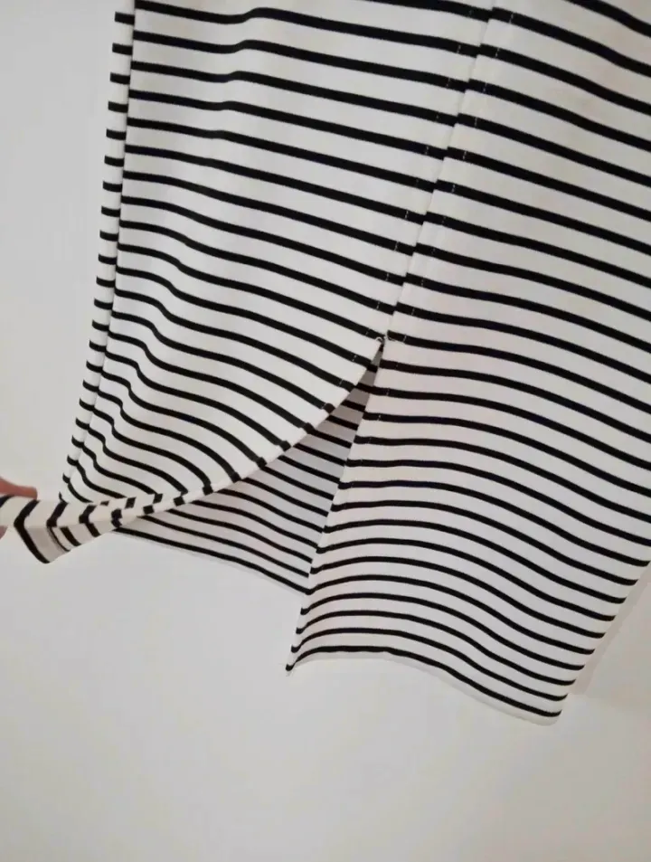 vestido diseño entallado Talla S  – Zara – blanco y negro – taille S 8