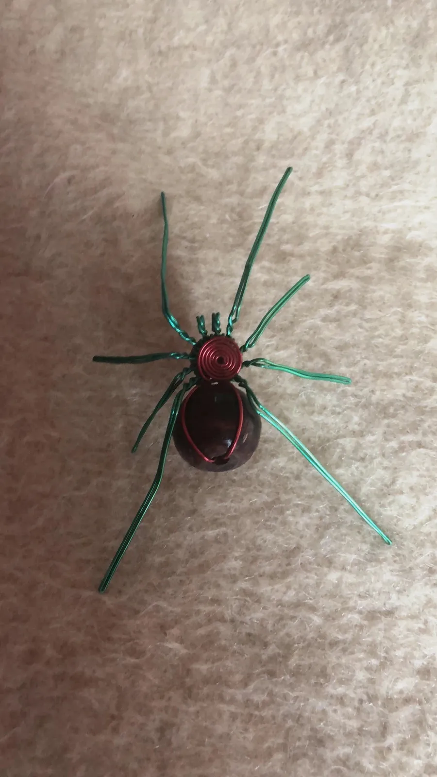Figura Araña Artesanal de Alambre – Diseño Único – Artesano 2