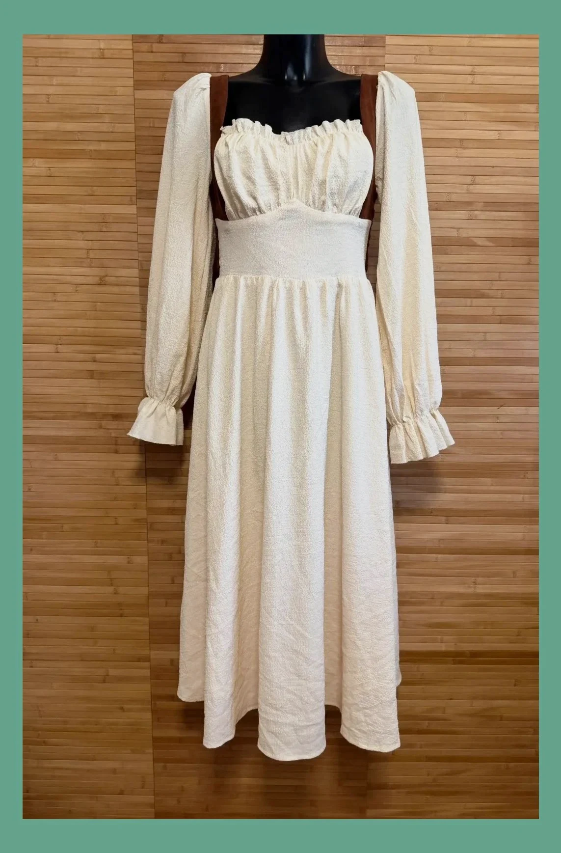 Divino vestido largo , talla M 😍