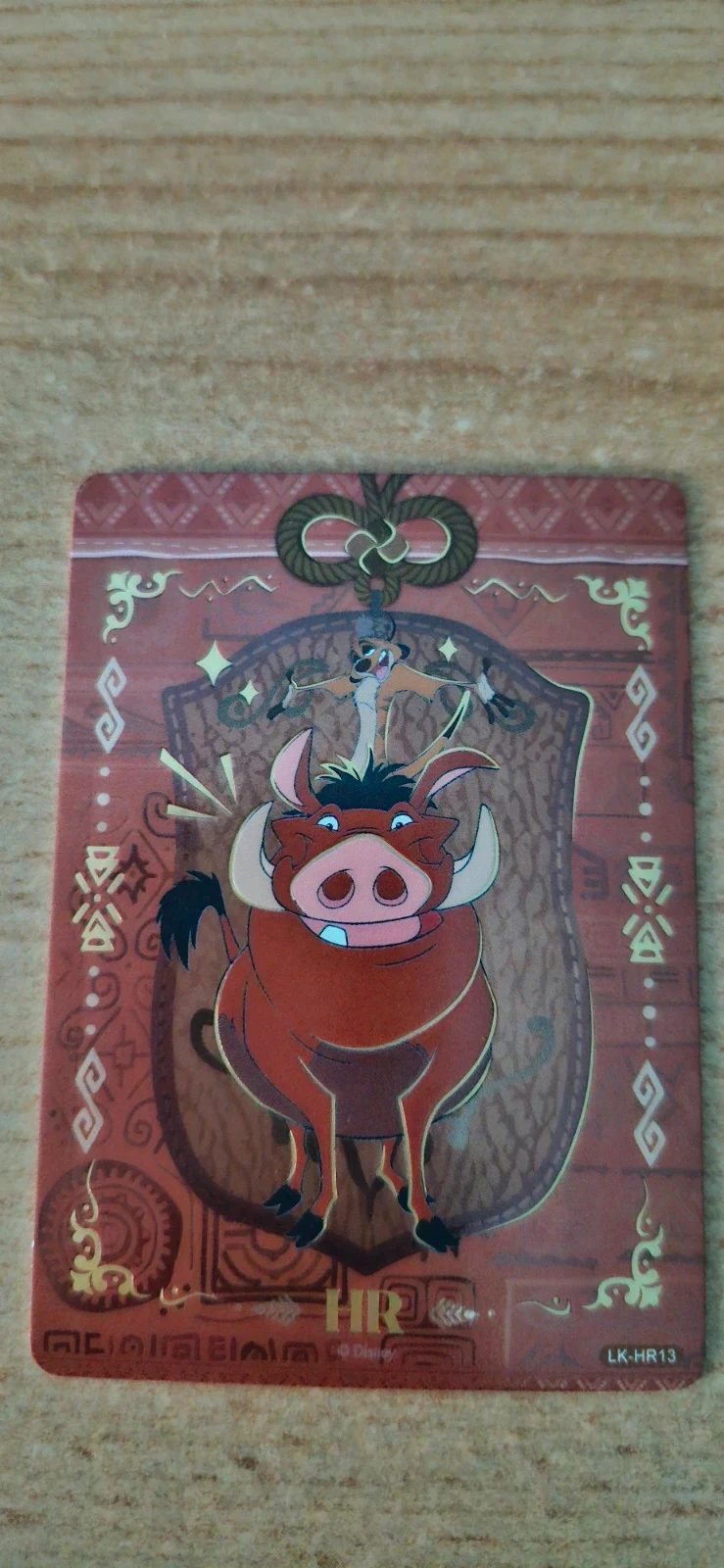 Carte Timon et Pumbaa