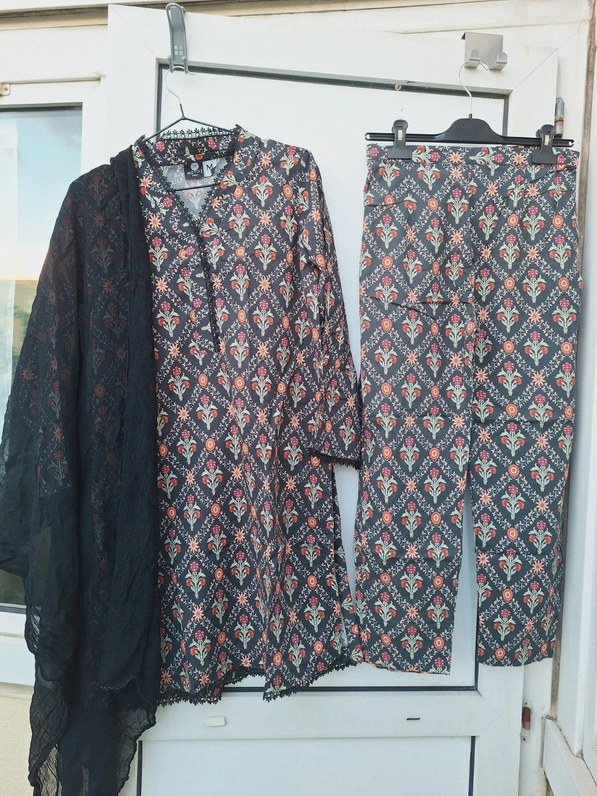 3 piece all over outfit cotton
