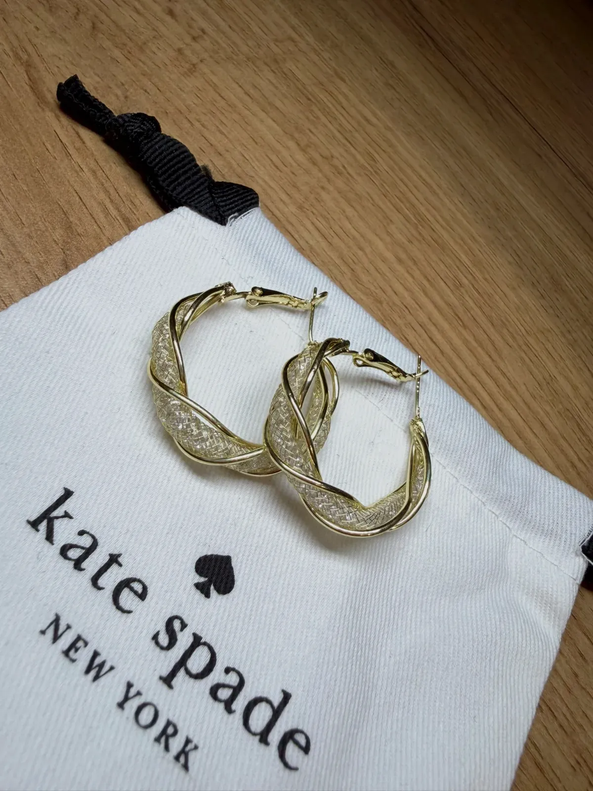 Créoles torsadées dorées Kate Spade New York – Kate Spade – doré – taille Taille unique 5