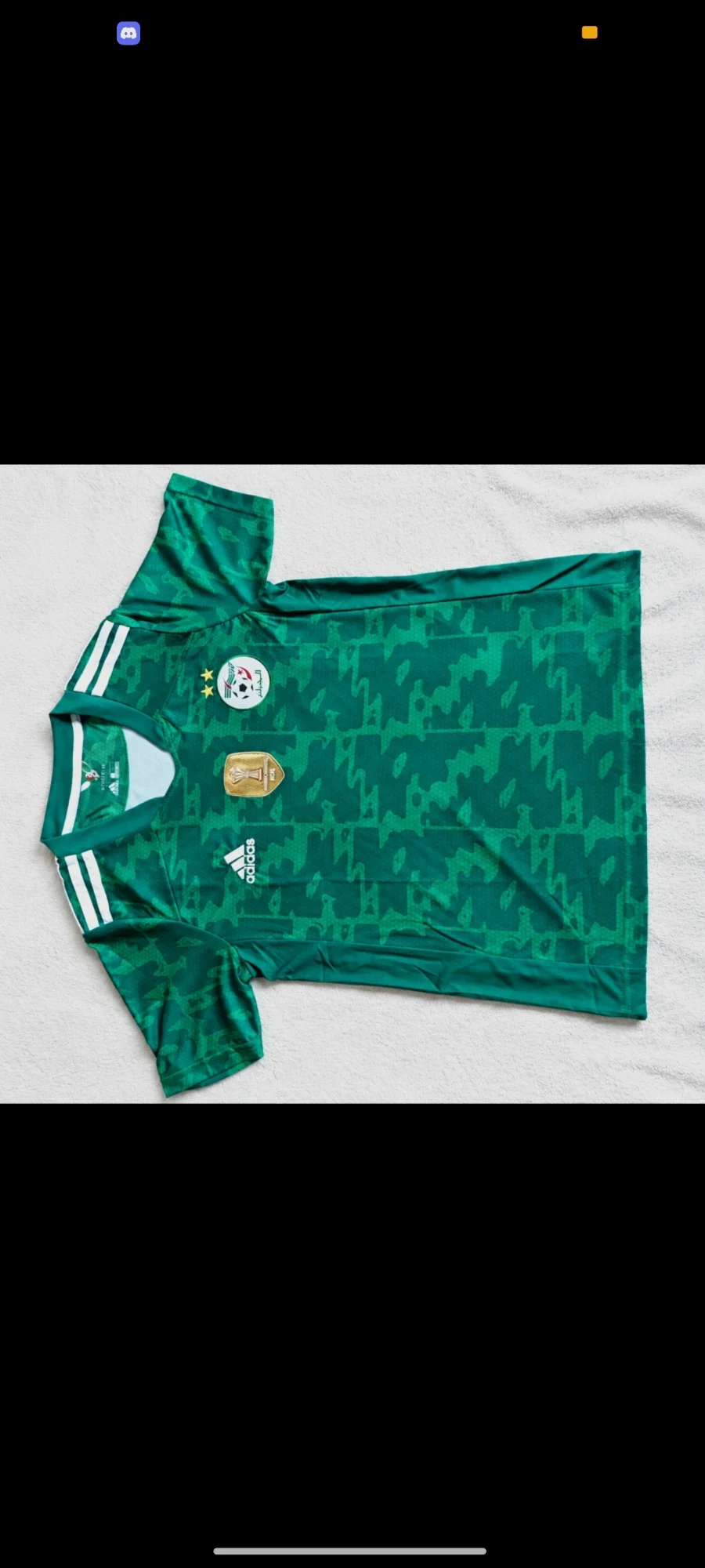 Maillot de football Algérie vert Adidas – Adidas – taille L
