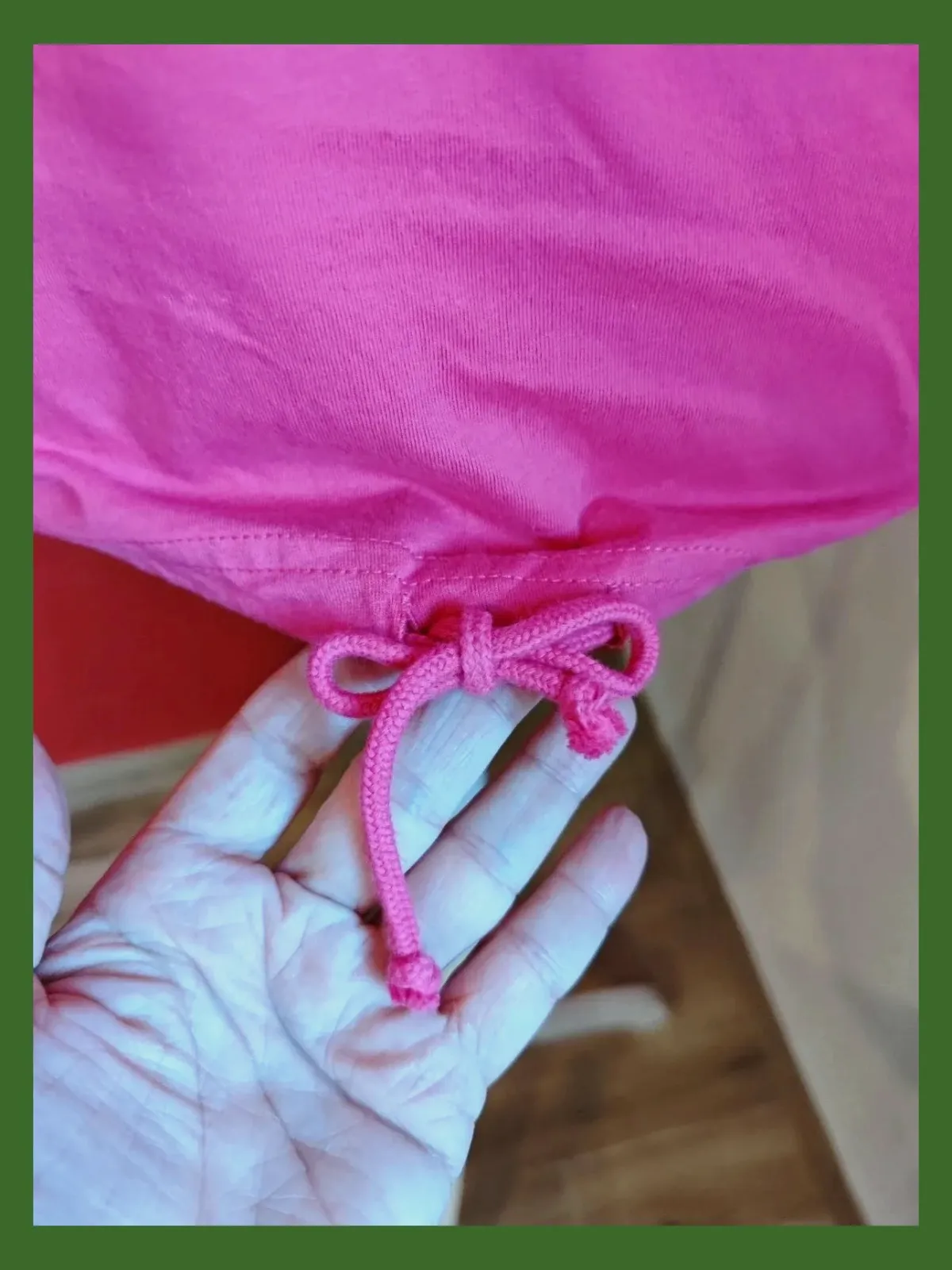 🌺 Camiseta fucsia de algodón con espalda de blonda – Venca – taille XL / 42 / 14 4