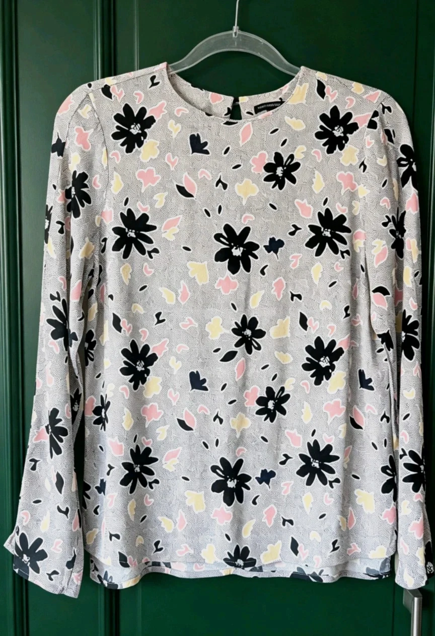 Warehouse Summer Blouse UK8 Boho Festival Cottagecore Indie Earthy Hippie Femme
