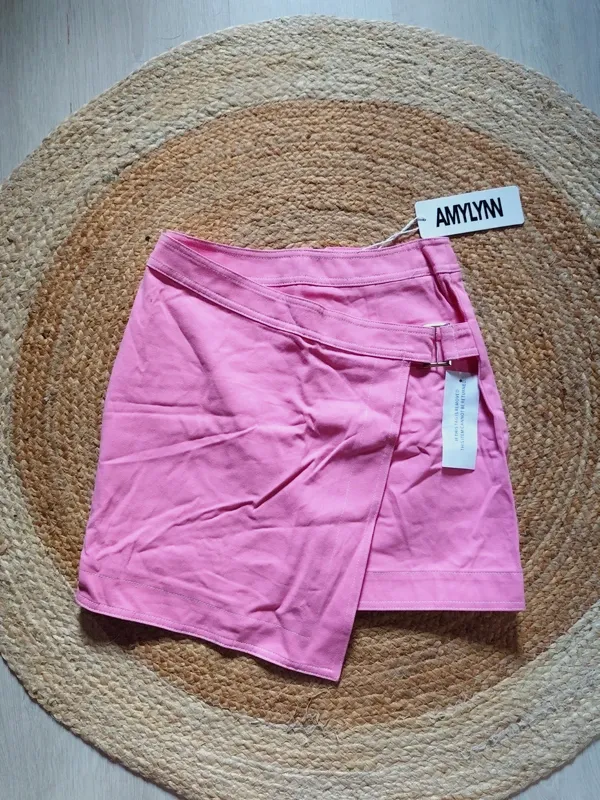Jupe portefeuilles Amy lynn rose asymétrique – Amy Lynn – taille S / 36 / 8 3