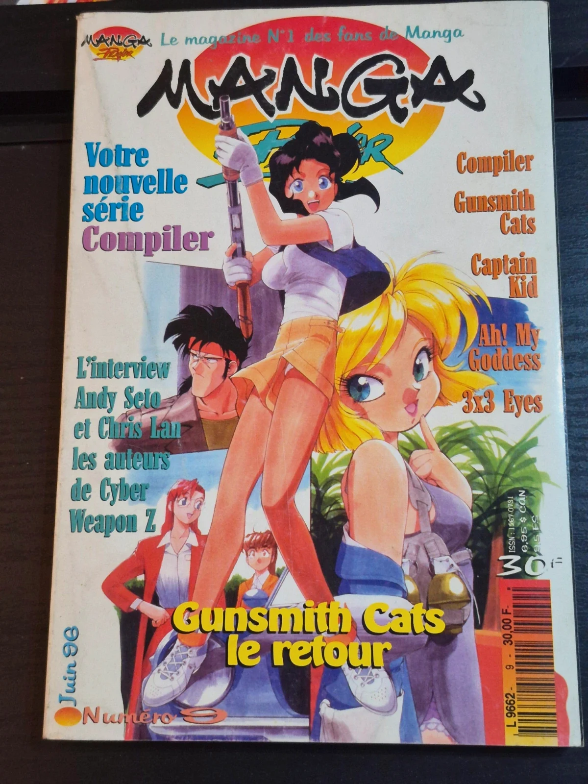 Magazine Manga Player n°9 - Juin 1996 - Gunsmith Cats