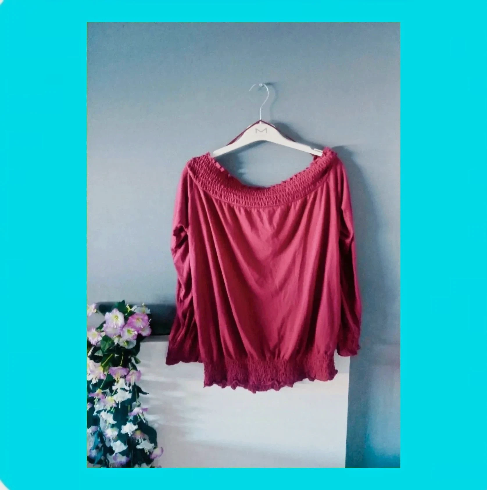 💗 Camiseta Cuello Barco Mujer 💗