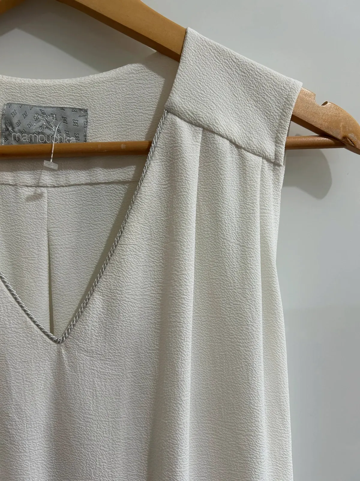 Robe Mamouchka Taille S écru doré chic fluide – Mamouchka – taille S / 36 / 8 3