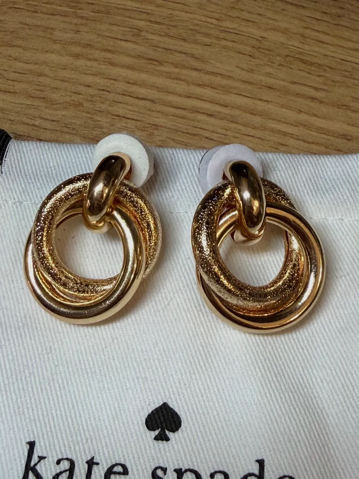Boucles d'oreilles clips dorées Kate Spade – Kate Spade – doré – taille Taille unique 2