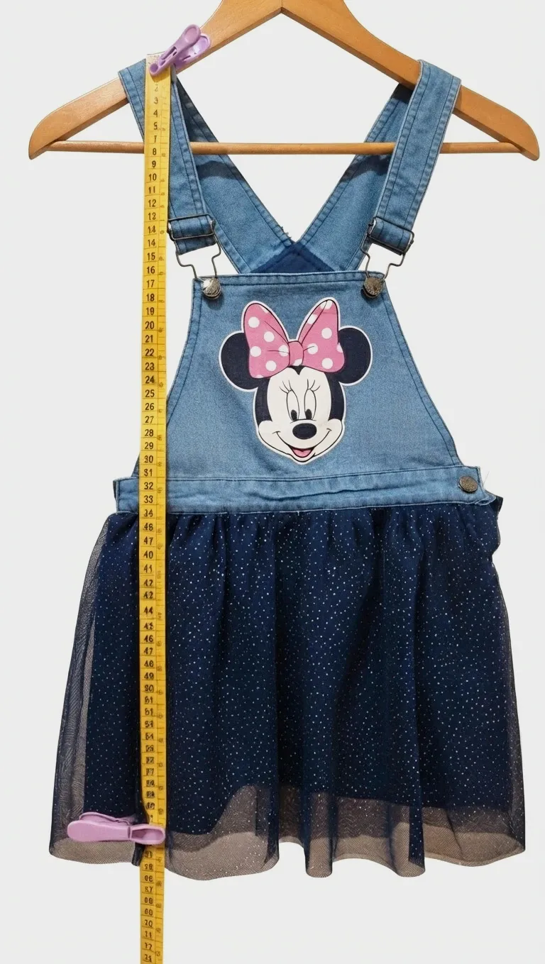 Peto vestido vaquero Minnie Mouse Disney talla 116 – Disney – taille 6 ans / 116 cm 3