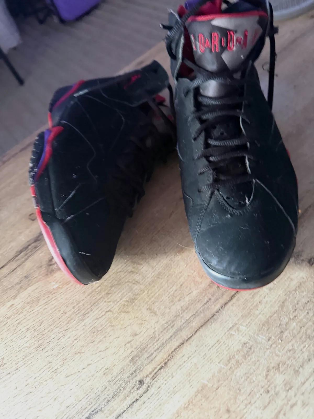 Baskets Air Jordan 7 Retro Raptors Noires – Jordan – taille EU 43 2