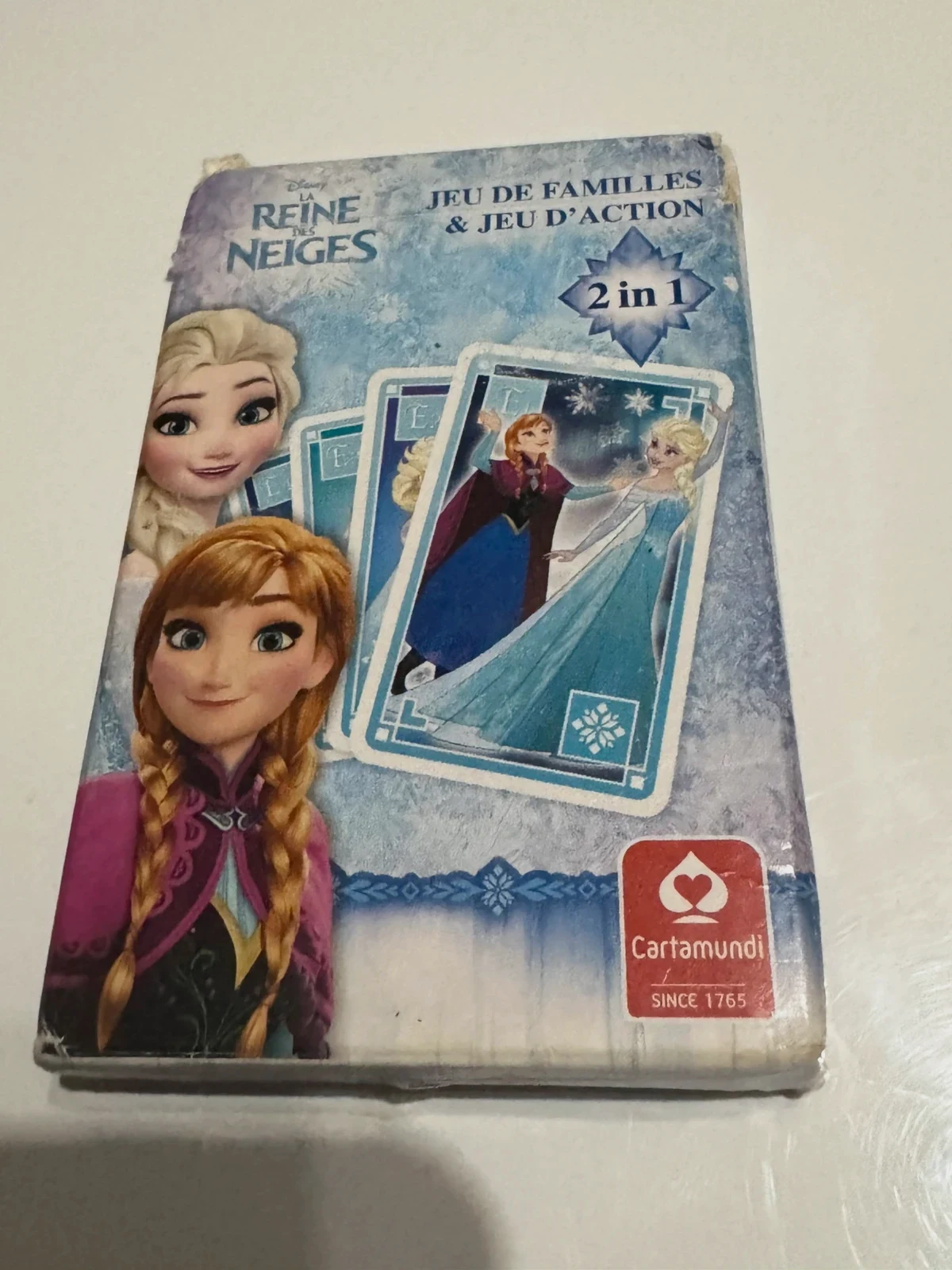 Jeux de 7 familles la reine des neiges