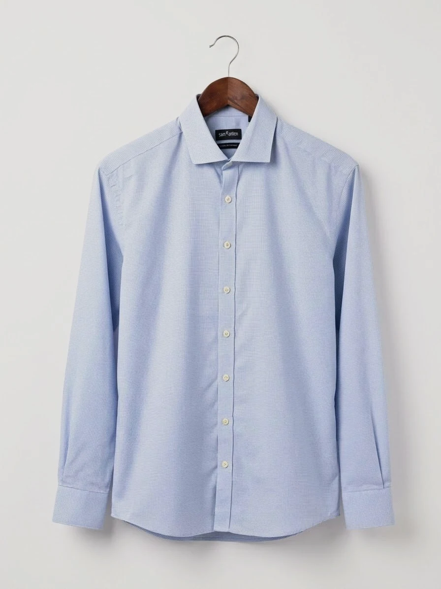 Chemise café coton Exclusive taille L