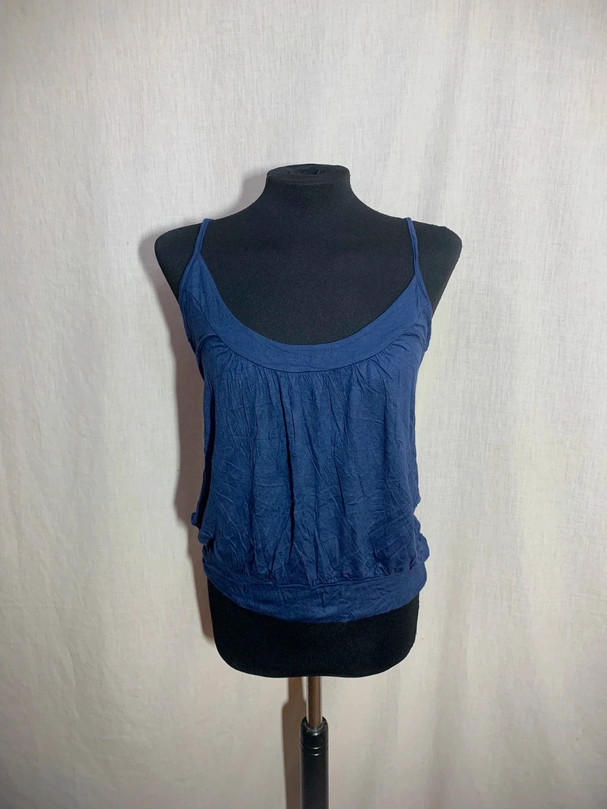 Blusa Azul sin Mangas | Blue Sleeveless Blouse | Local – taille XL / 42 / 14