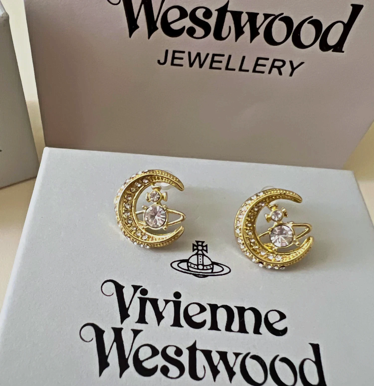 Boucles d'oreilles Vivienne Westwood doré 