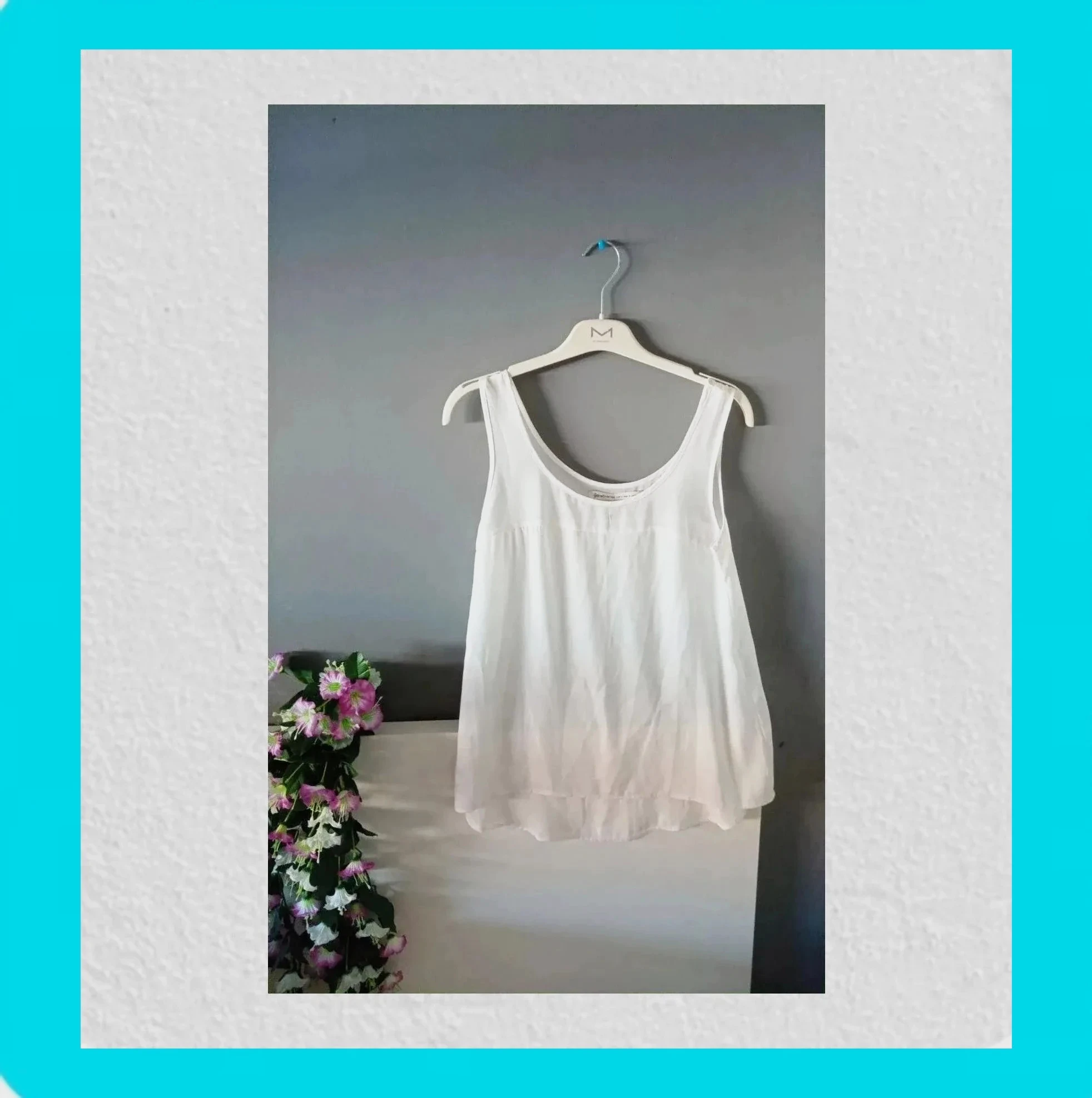 🩷 Camiseta Mujer Semitransparente 🩷 – Stradivarius – taille S / 36 / 8