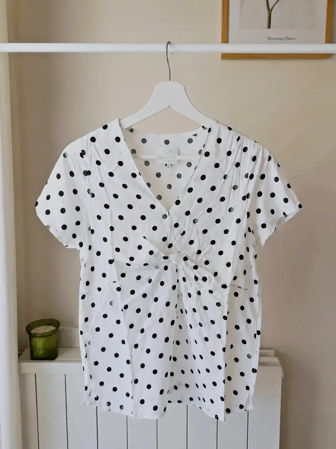 Karl Marc John Blouse à pois blanc noir XS – Karl Marc John – blanc et noir – taille XS 2