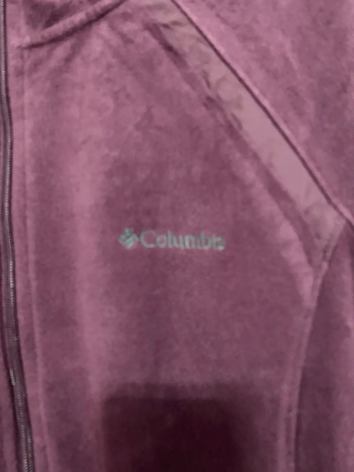 Veste polaire à capuche Columbia prune – Columbia – taille XL 4