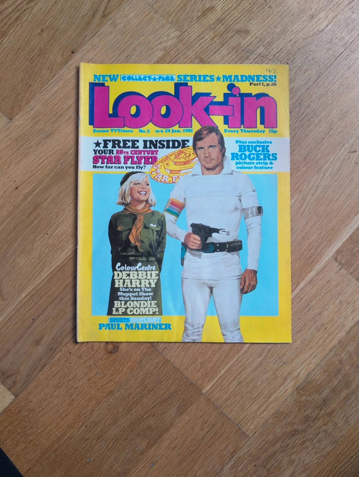 Vintage Look-in from January 24, 1981, featuring Buck Rogers in the 25th Century