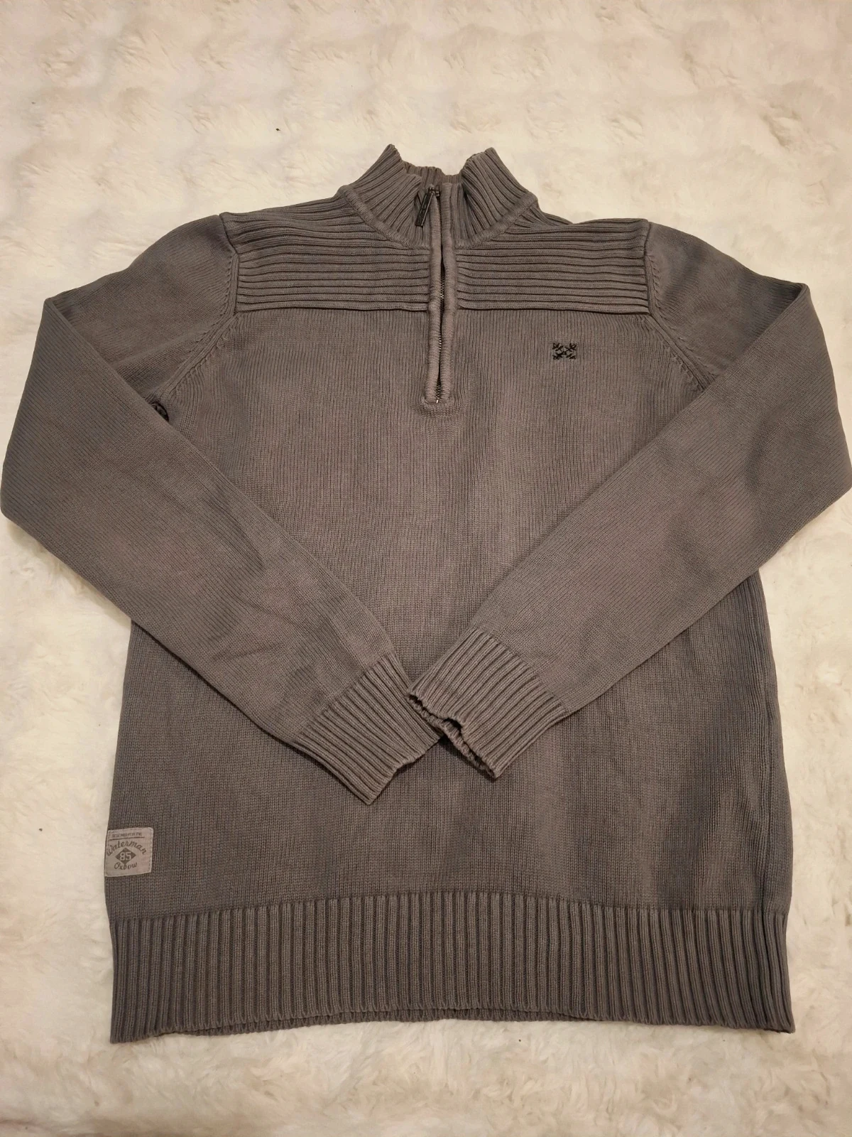 Pull / Pull-over Col Zippé Gris Oxbow T.S / S
