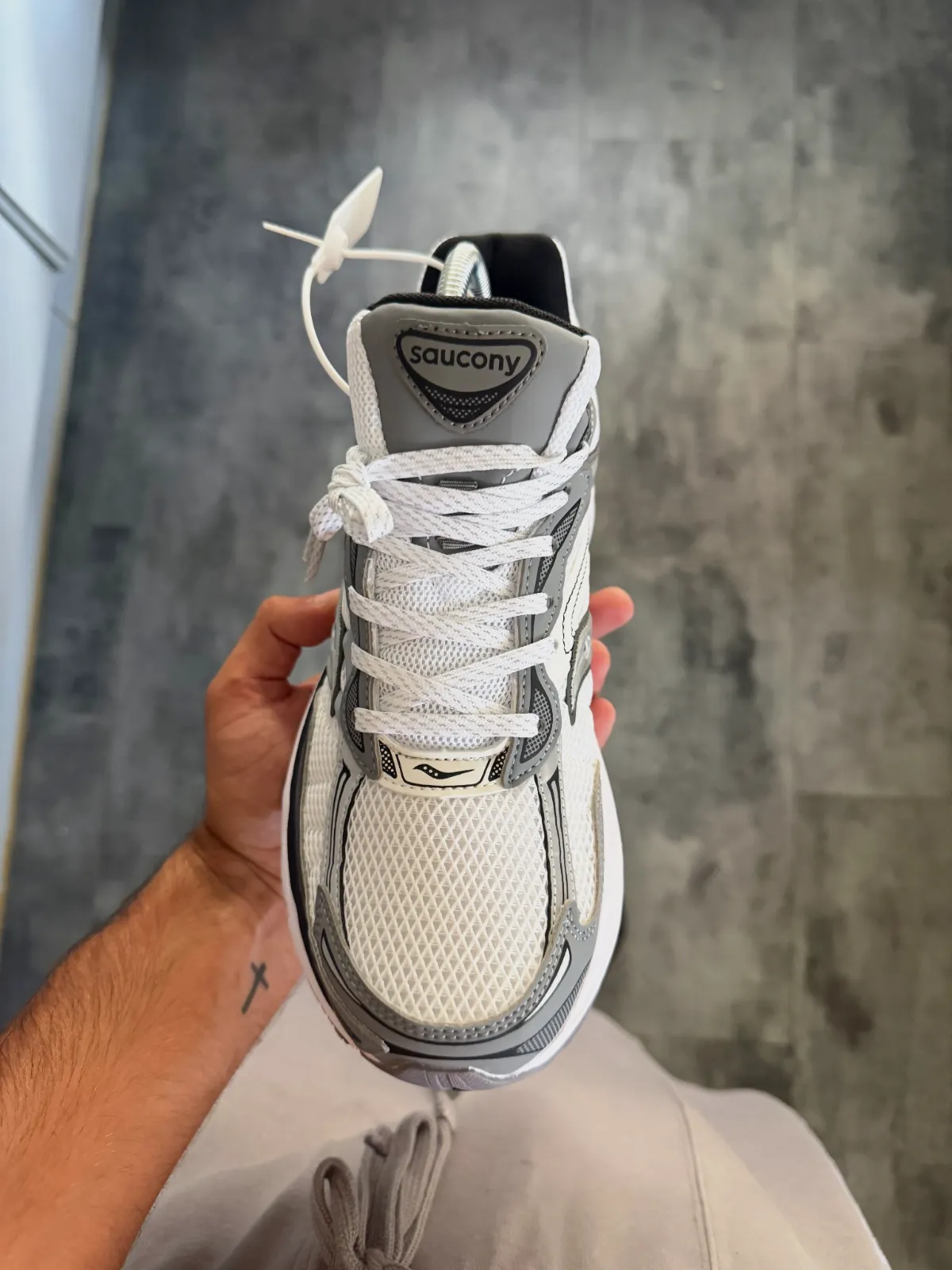 Saucony omny 9 – Saucony – blanc et gris – taille 42 3