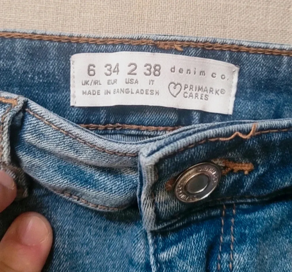 Shorts Vaqueros Primark Cares (Talla 34) – Primark – taille XS / 34 / 6 3