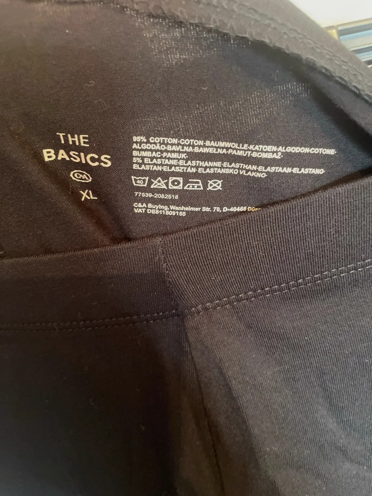Lote 2 Leggings Negros C&A "The Basics" - Talla XL – C&A – taille XL / 42 / 14 2