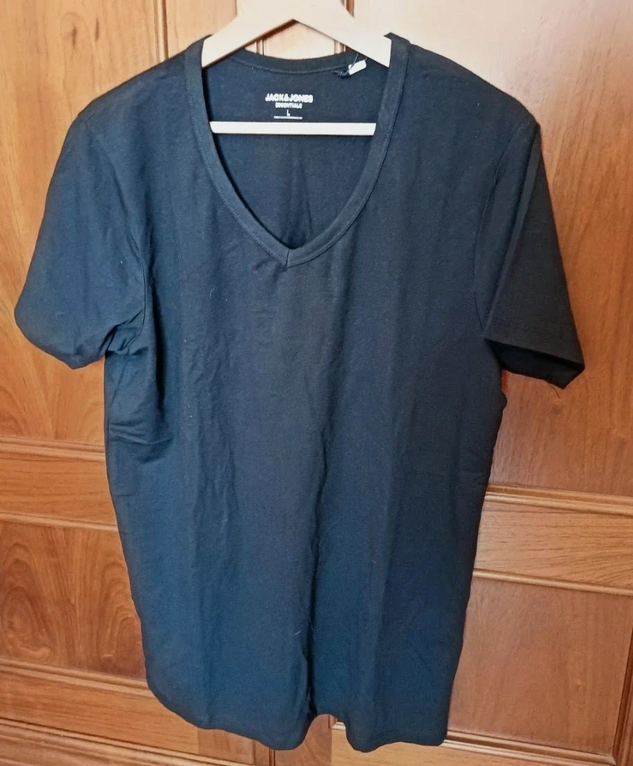 Jack & Jones T-Shirt, Size L, Black. NEW!