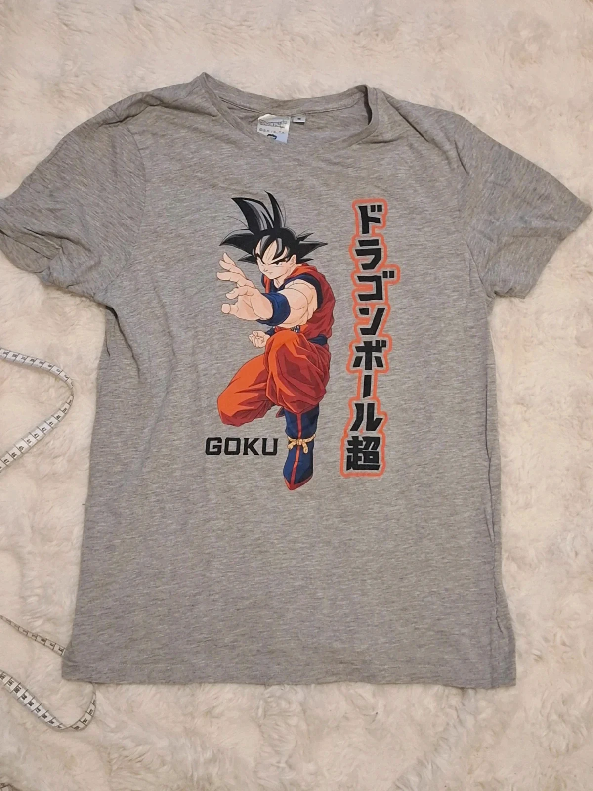 T-shirt Gris Chiné "Dragon Ball Super" Goku T.M / S-M