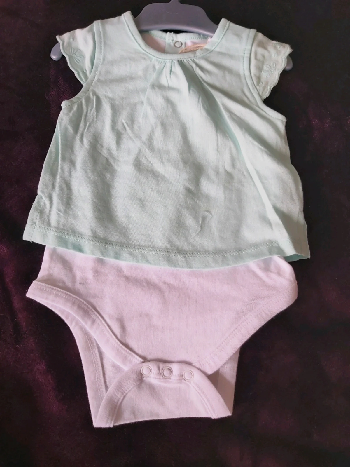 Body niña camiseta unida talla 6meses (amsl)