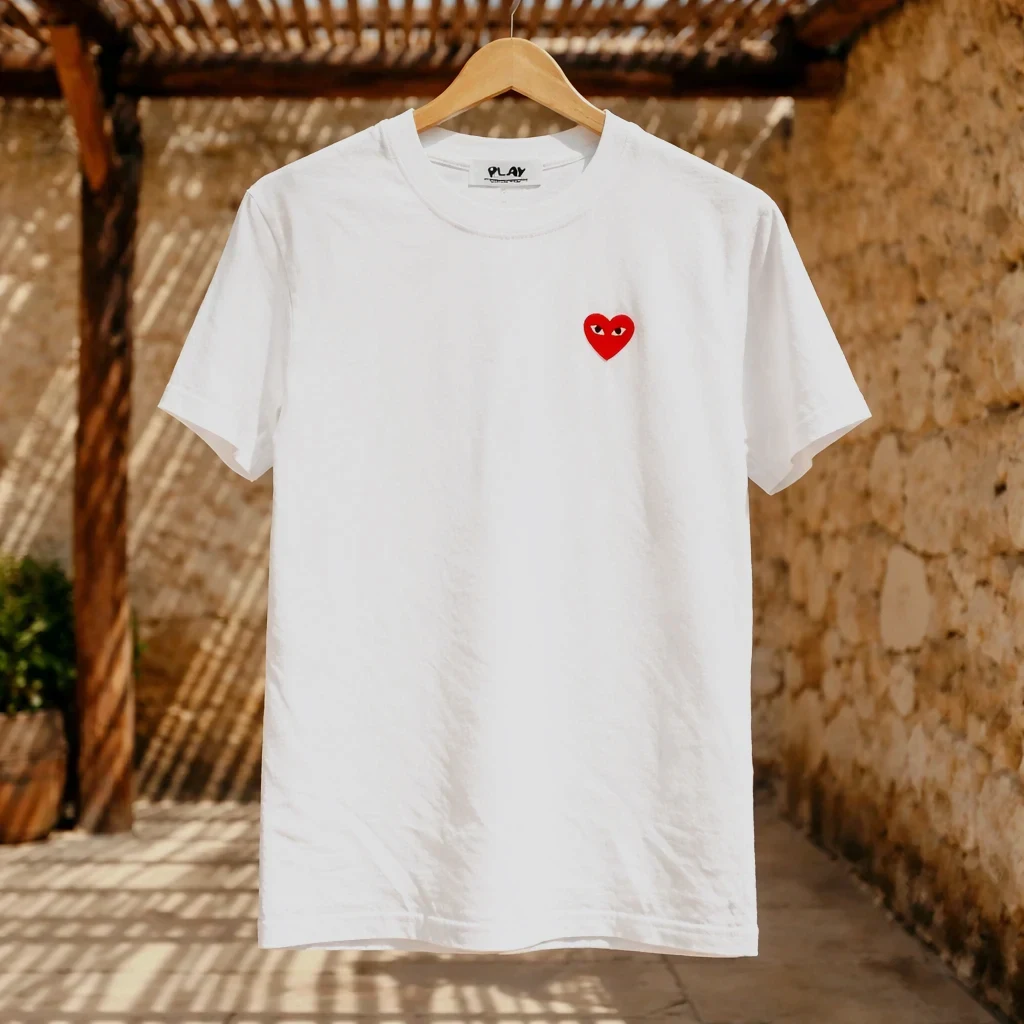 T-shirt Comme des Garçons Play blanc