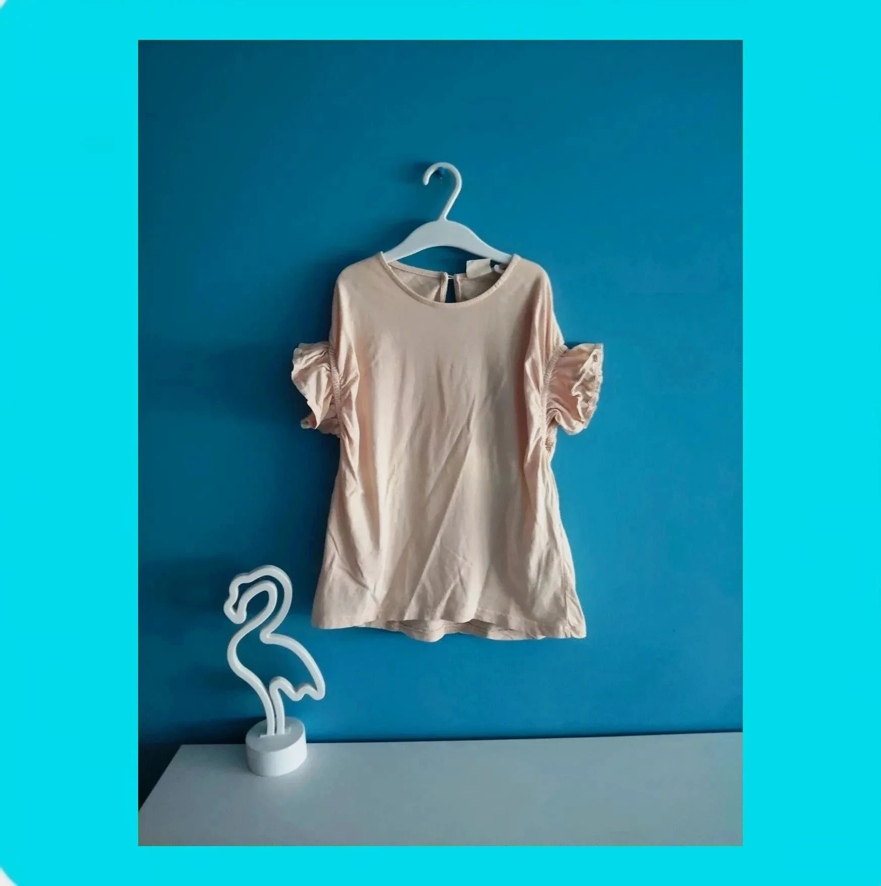 🩷 Bonita Camiseta Niña Con Volantes en las Mangas 🩷