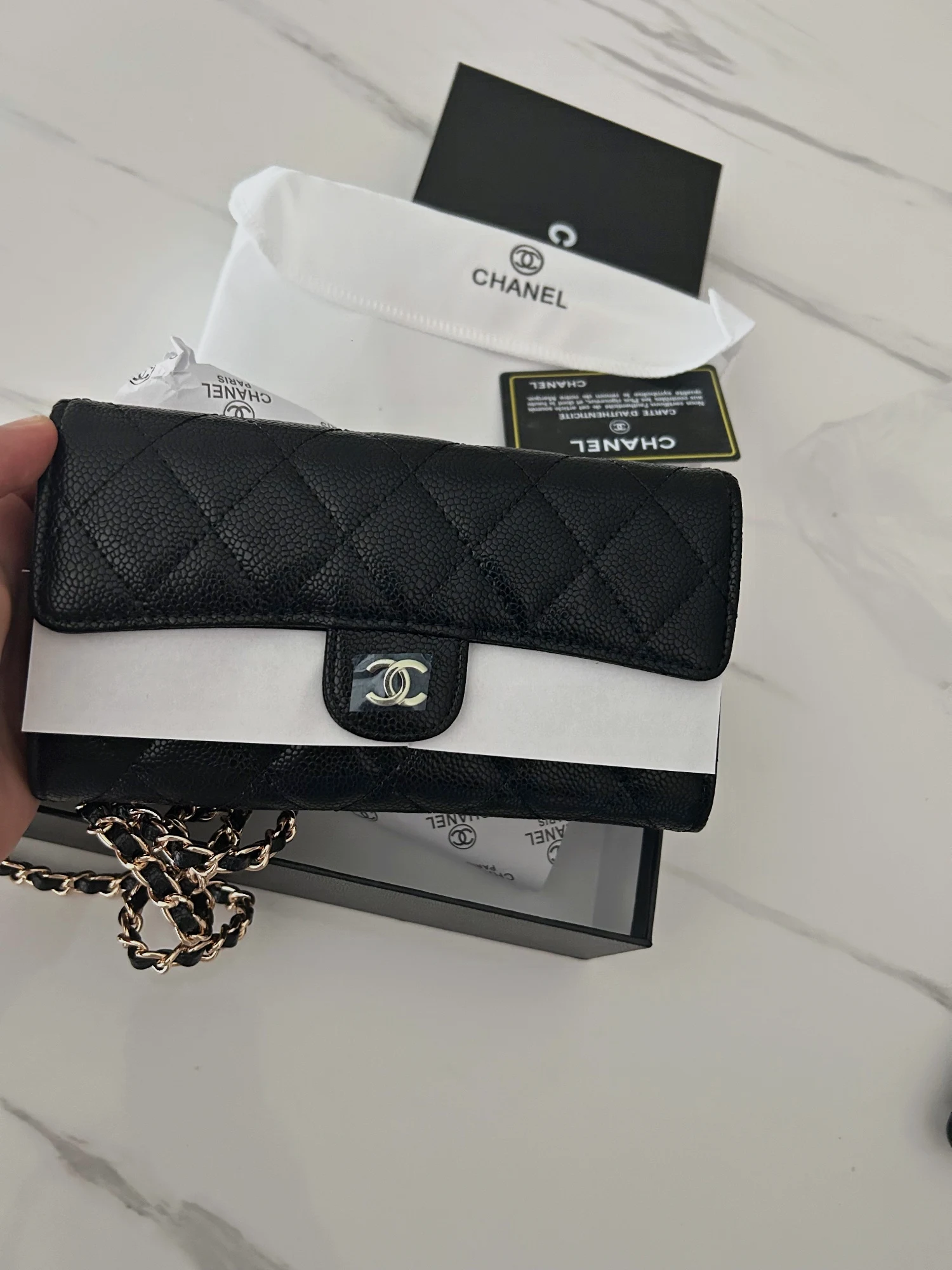 Sac noir élégant et intemporel 🖤 Cuir d’origine 