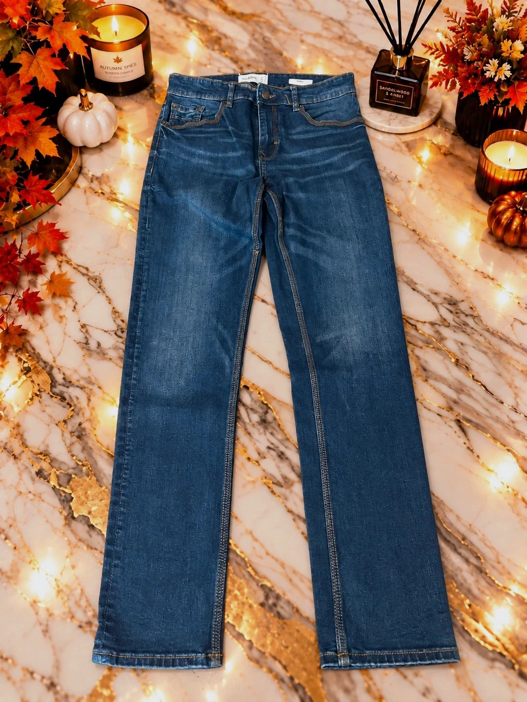 Jean Pull&Bear Skinny bleu foncé – Taille 40