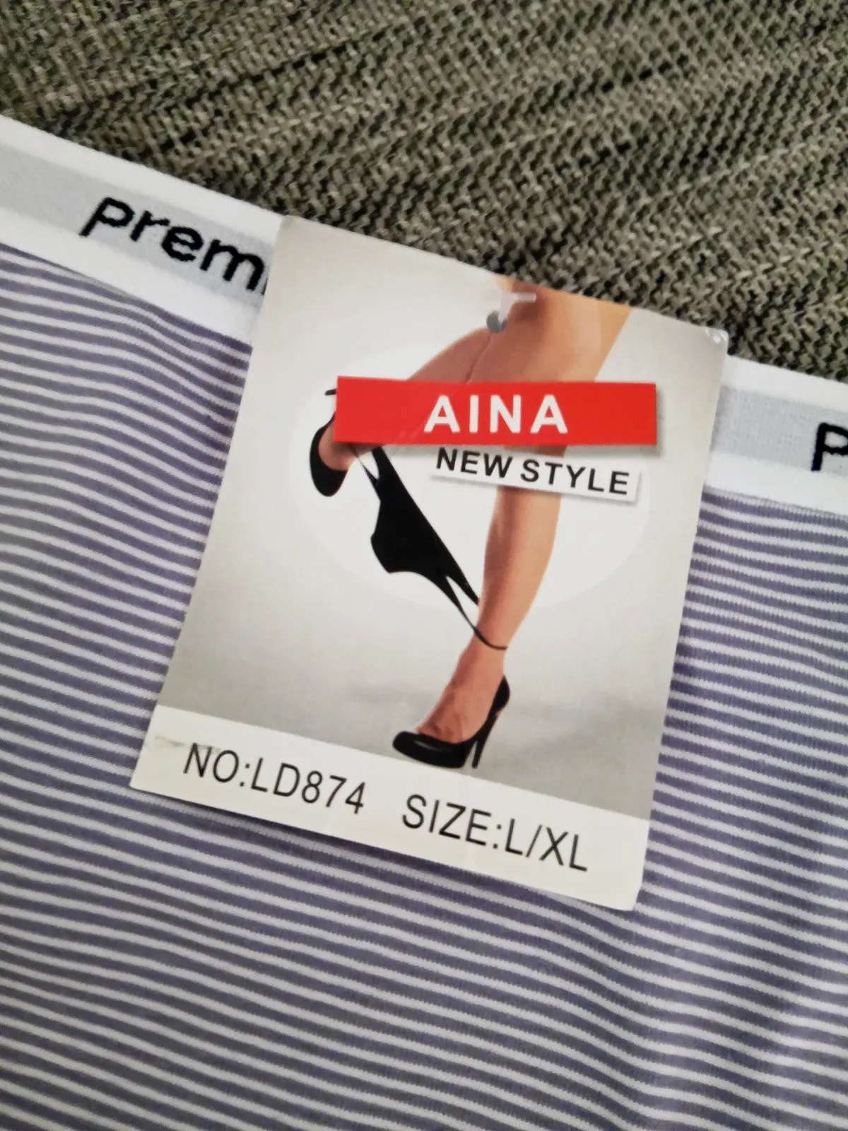 Bragas de algodón talla L/XL – Aina – gris – taille Taille unique 5