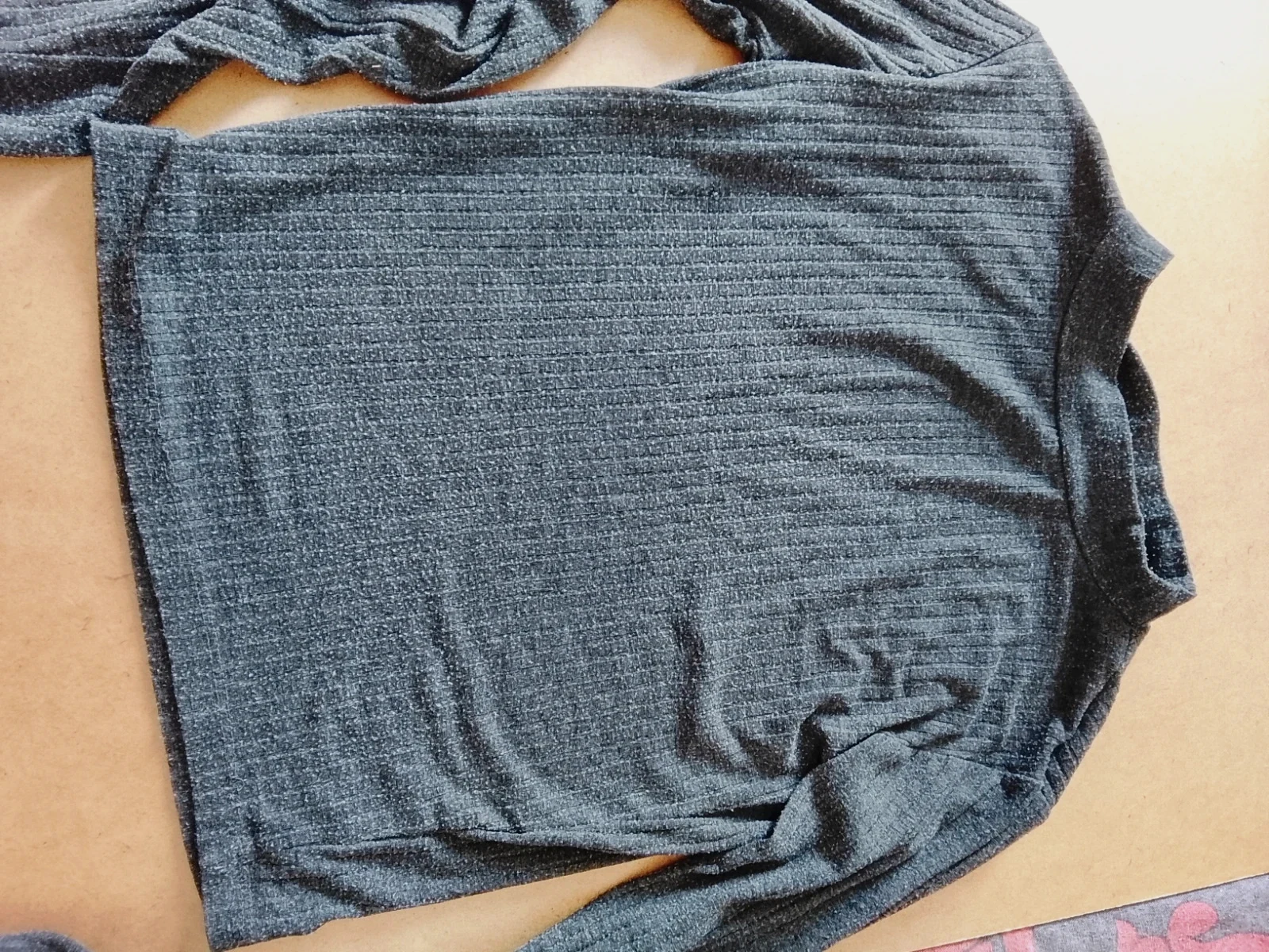 T-shirt manches longues gris Atmosphere taille 34