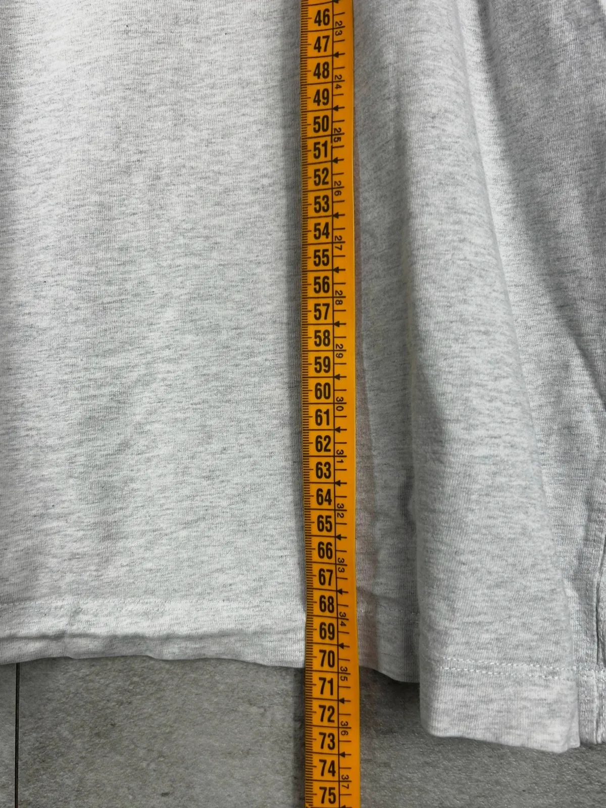 Asphalte hommes t-shirt manches longues XXL 100% coton gris chiné made in Portugal – Asphalte – taille XXL 5