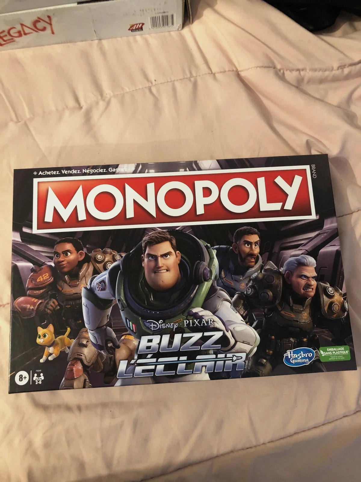 Jeu de société Monopoly Buzz l'Éclair / Lightyear Disney Pixar - NEUF