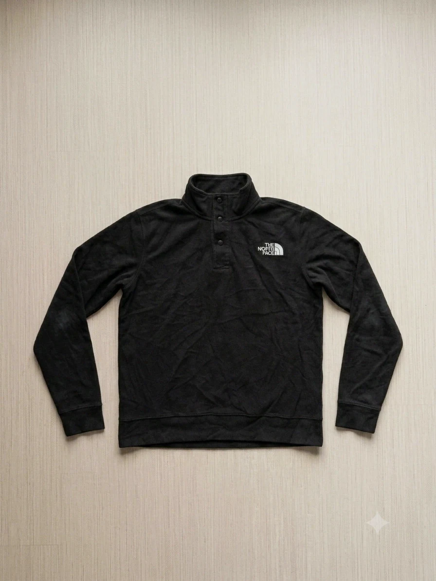 Pull The North Face noir col montant - Taille L