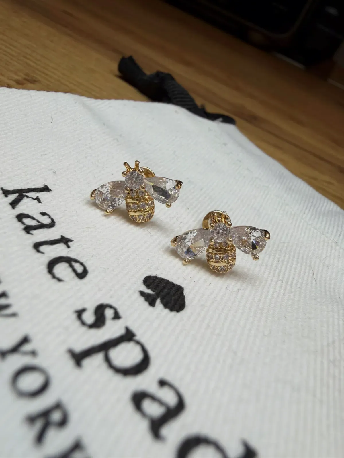 Boucles d'oreilles abeille Kate Spade ( or rose )  – Kate Spade – or rose – taille Taille unique 5