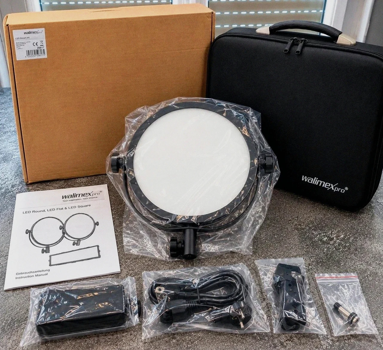 Walimex Pro Led Round 300 – Éclairage studio photo vidéo – Neuf – Walimex