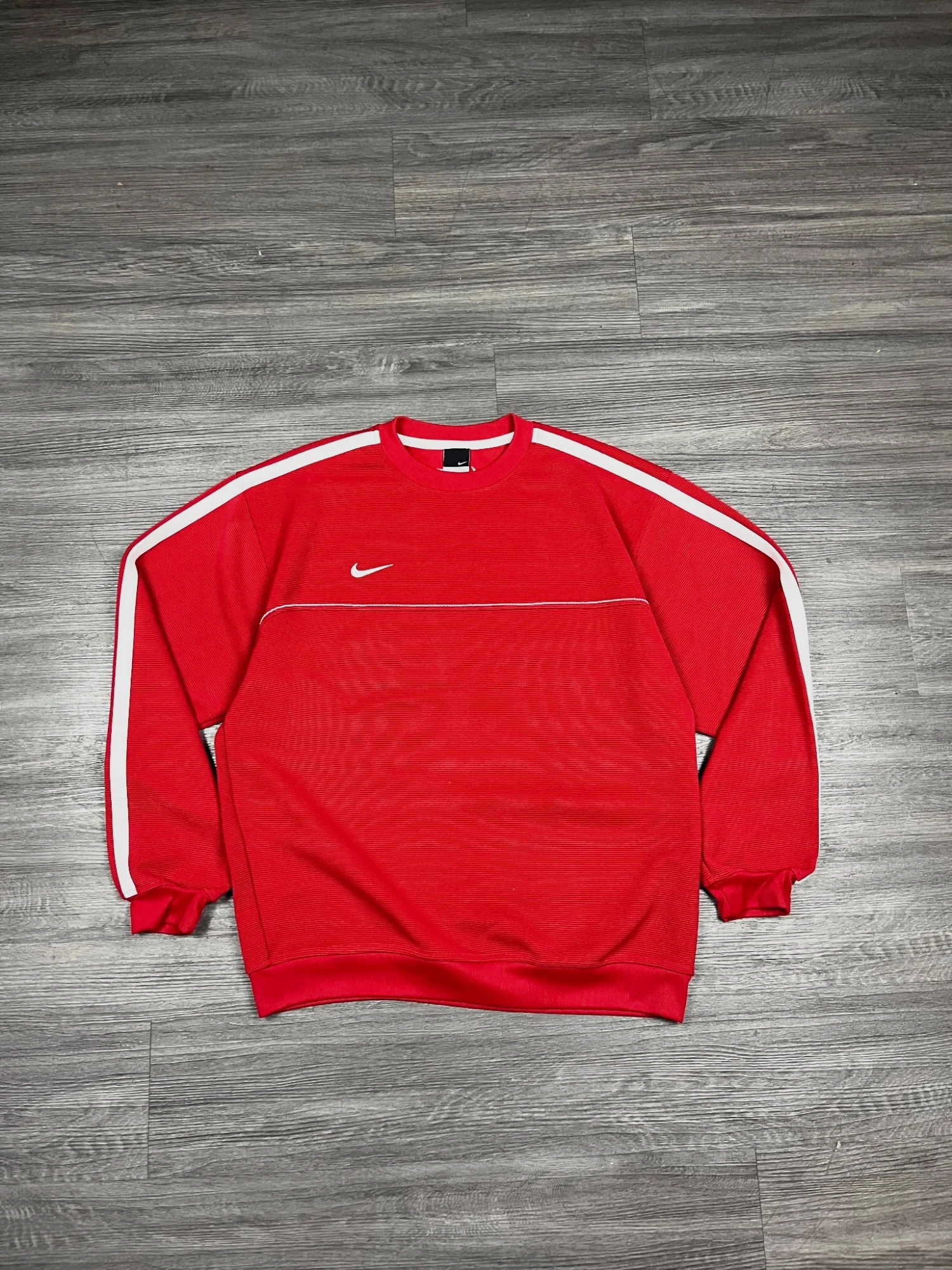Sweat / Pull nike rouge vintage logo swoosh - Taille L