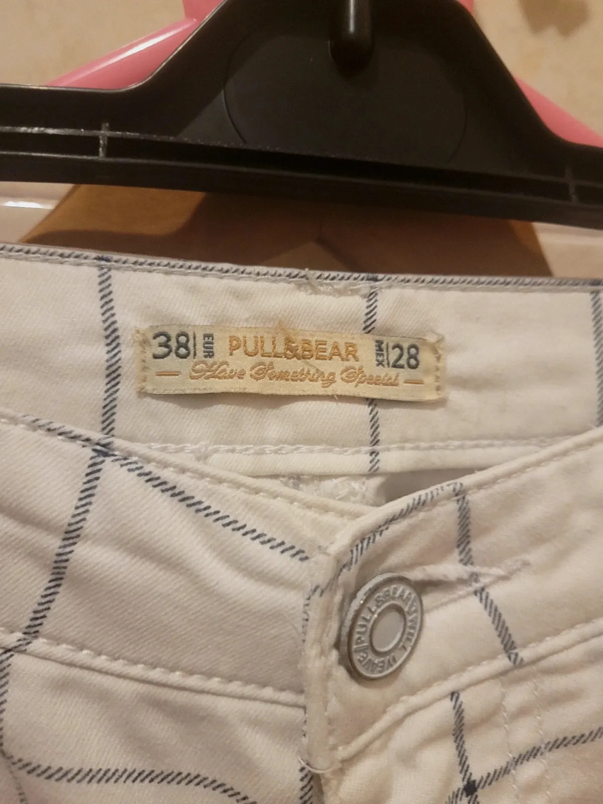 Pantalones de cuadros Pull&Bear talla 38 – Pull & Bear – taille M / 38 / 10 3