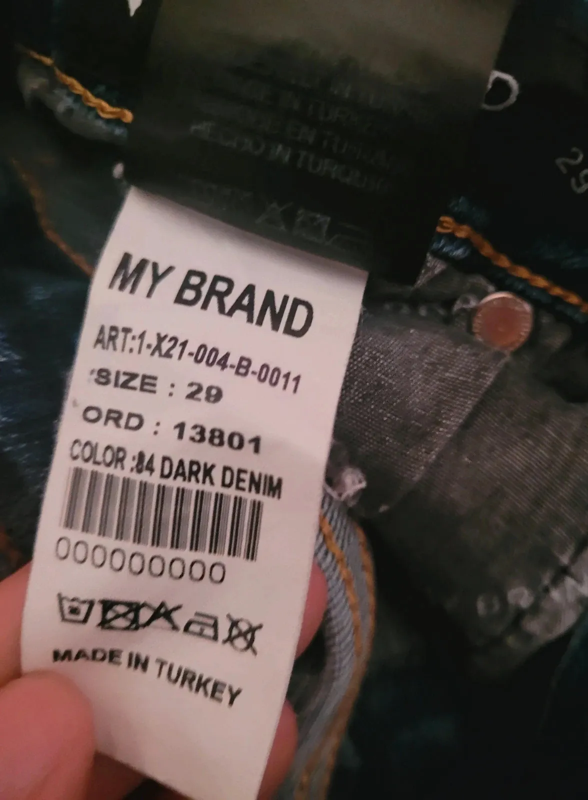 Bermuda Vaquera My Brand - Gris Oscuro/Efecto Desgastado - Talla 29 – MY BRAND – taille XS 3