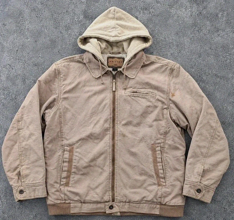 Veste Arizona Jean Company LT Workwear Vintage – Hooded Worker Jacket doublée polaire